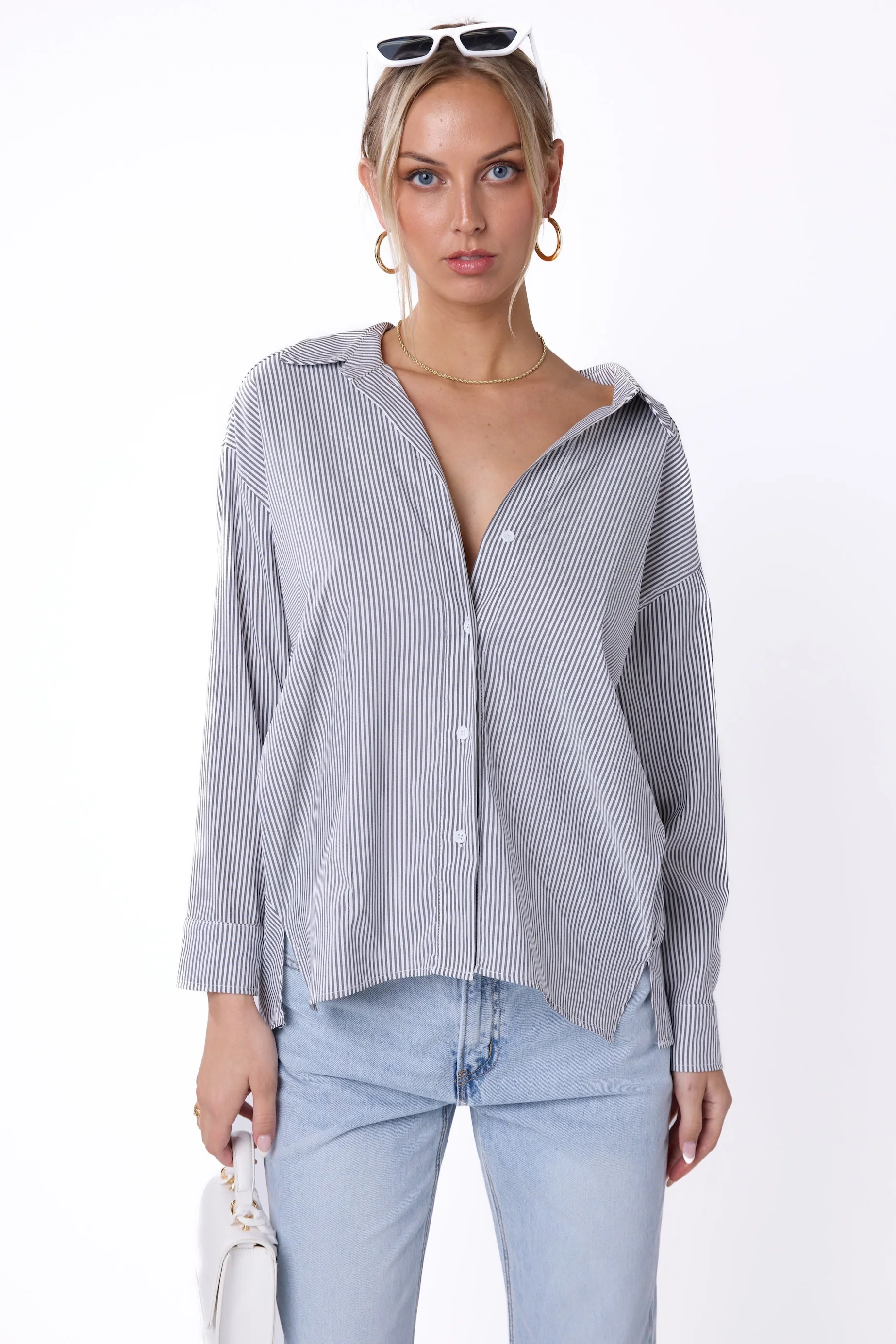 Classic Poplin Striped Shirt