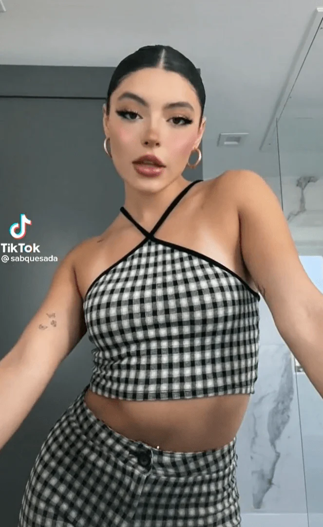 Downtown Plaid Knit Crop Top