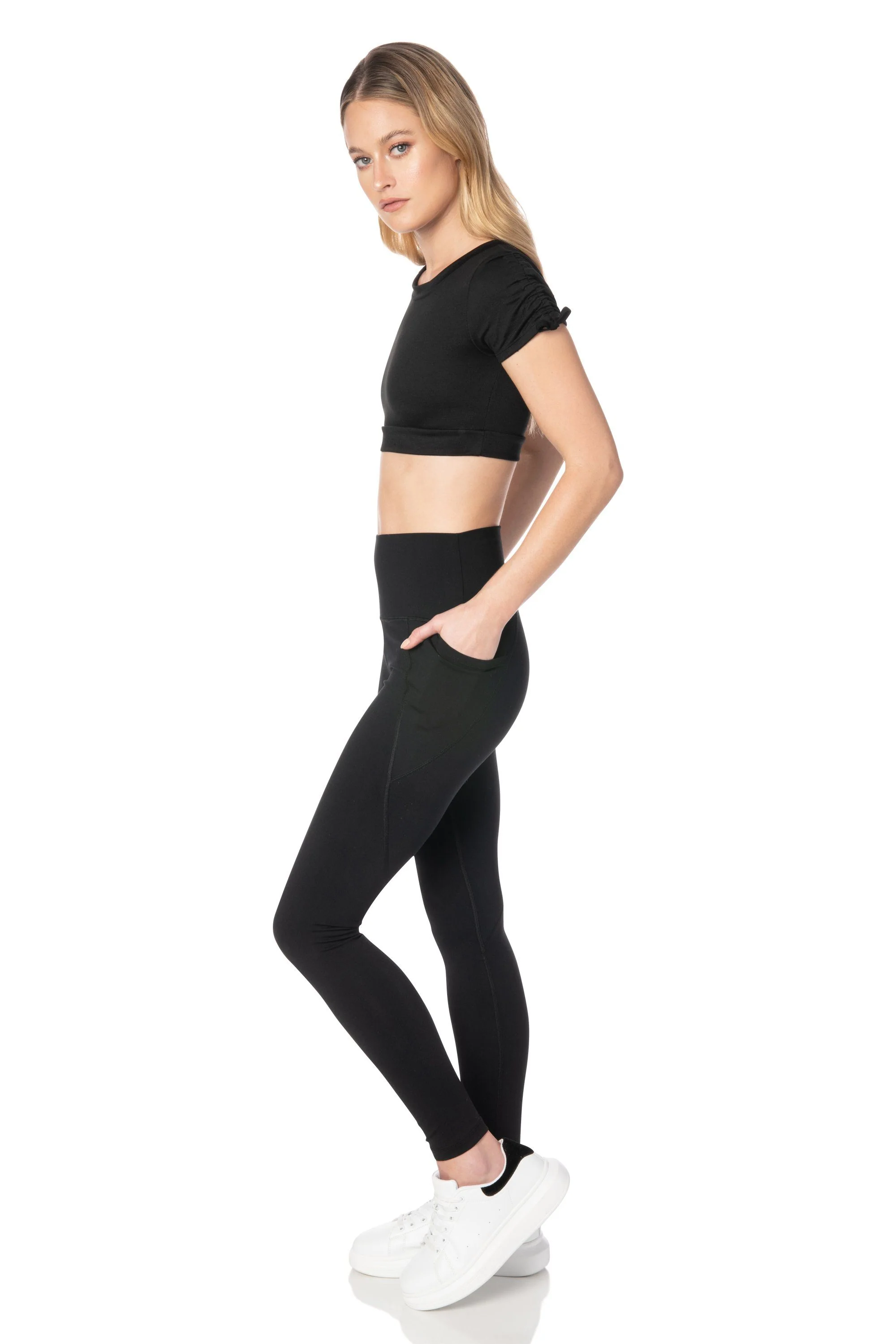 Black Full Length Leggings - Hypeach Active