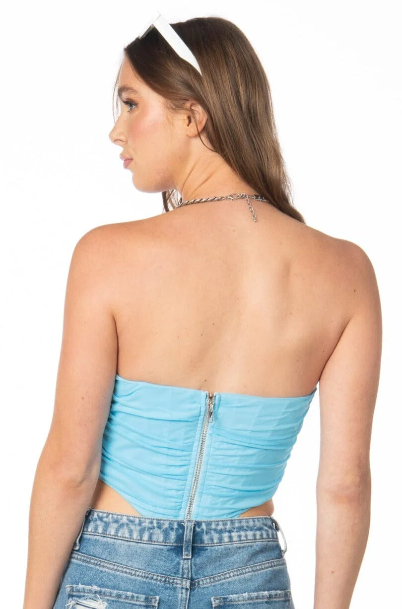 Angel Baby Corset Top Azul