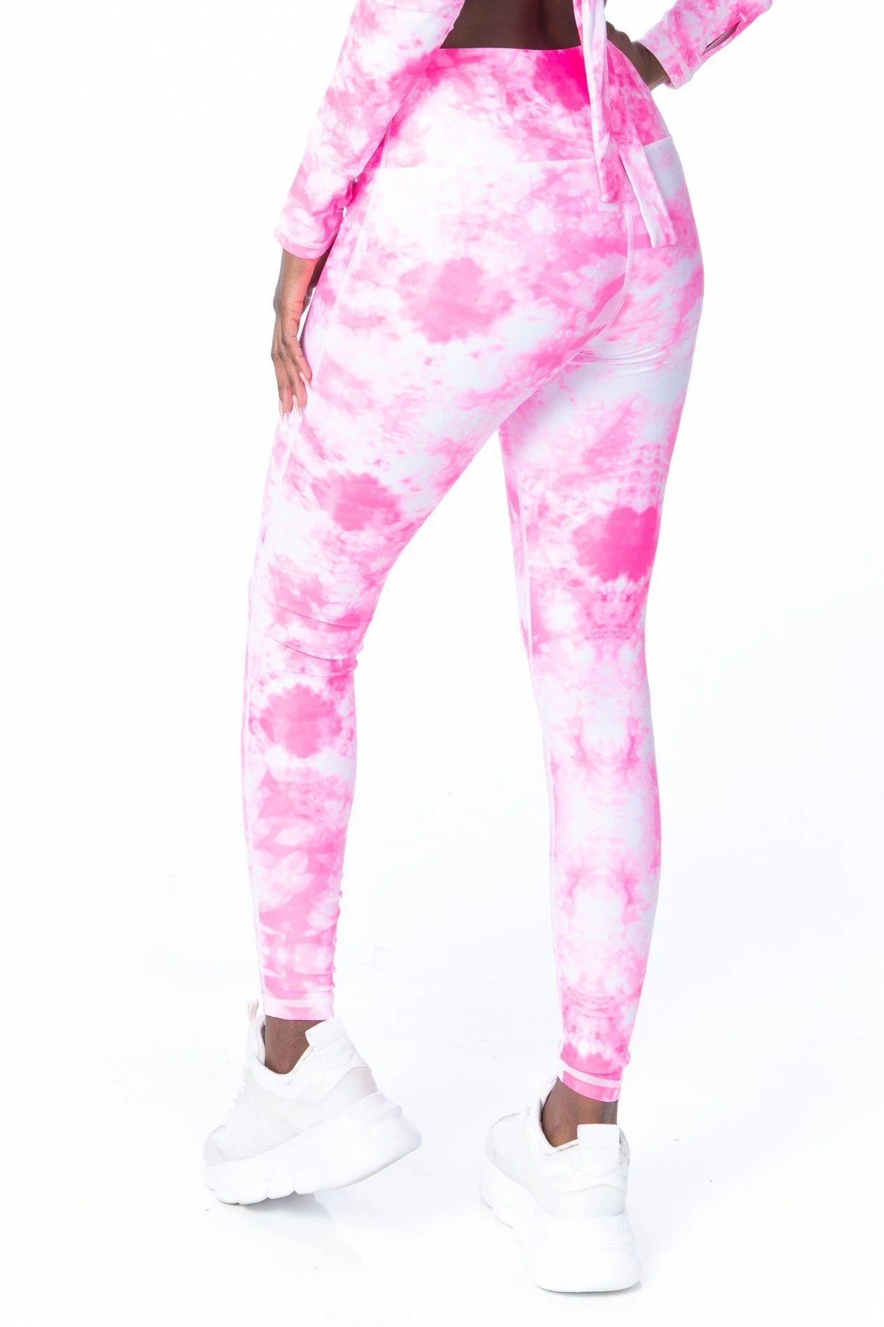 Starburst Neon Tie Dye High Waist Leggings - Hypeach Active