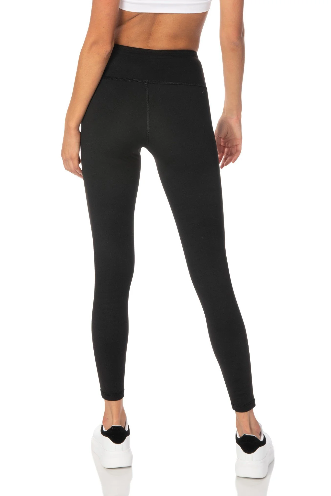 Black Highwaist Capri Leggings - Hypeach Active