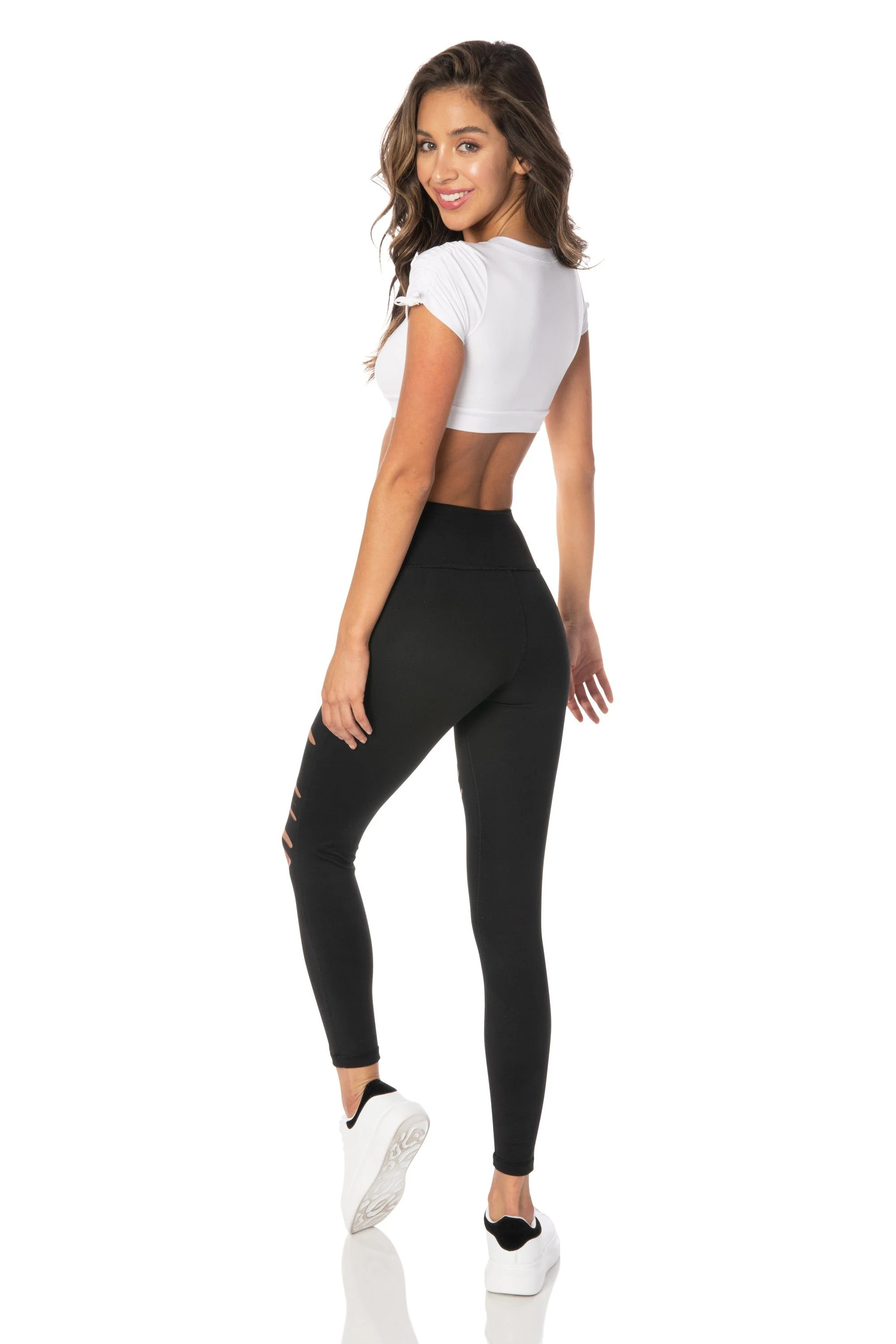 Black Highwaist Capri Leggings - Hypeach Active