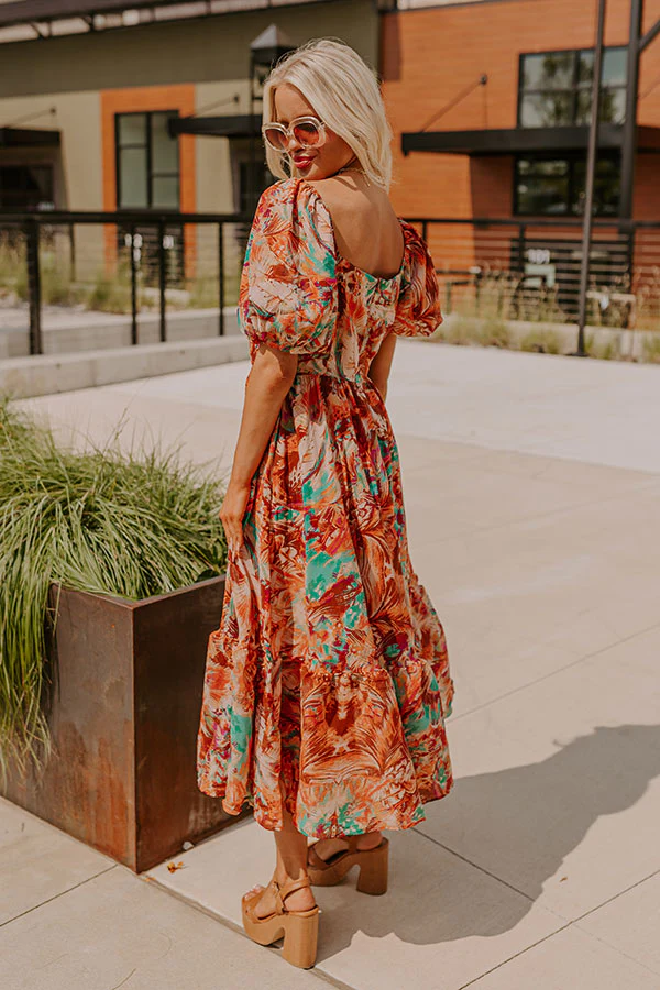 Feeling Posh Floral Midi