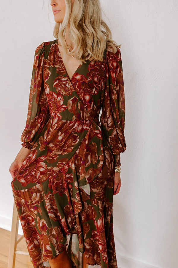 Napa Valley Ready Floral Maxi Dress