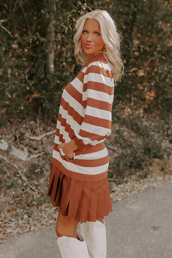 Country Club Moment Stripe Mini Dress