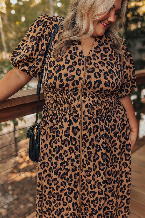 Concrete Jungle Leopard Midi Curves