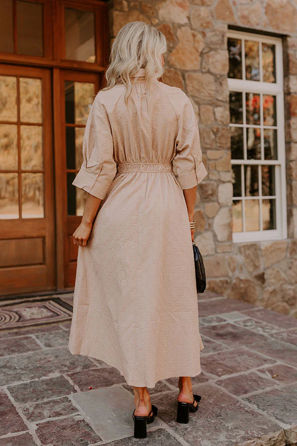 Fate Would Have It Midi in Iced Latte