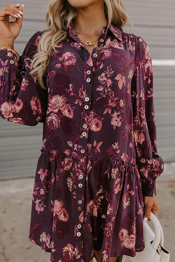 Napa Nights Floral Mini Dress