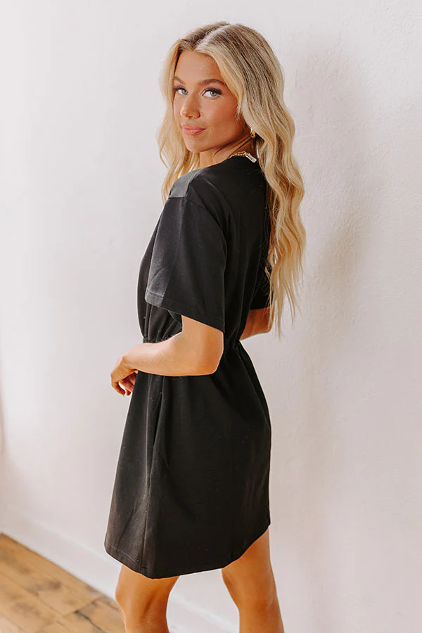 Running Errands Drawstring Mini Dress