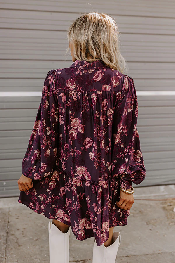 Napa Nights Floral Mini Dress