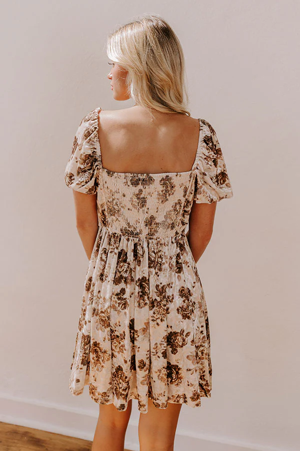 Swift And Chic Velvet Mini Dress