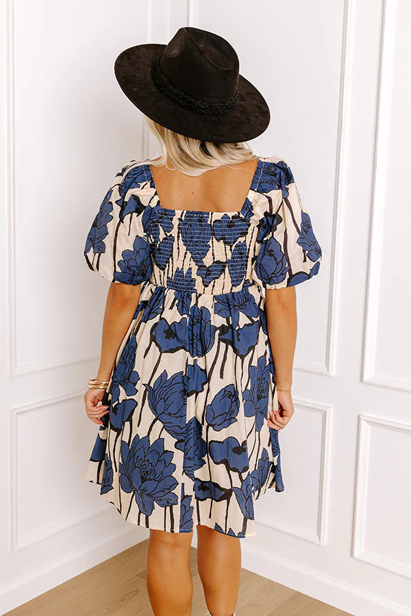 Garden Dreams Floral Mini Dress