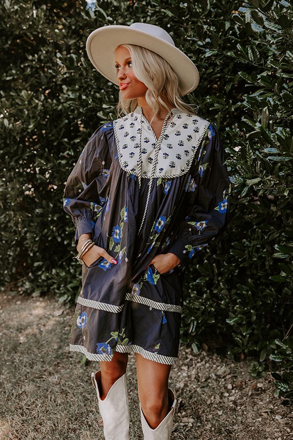 Small Town Romance Floral Mini Dress