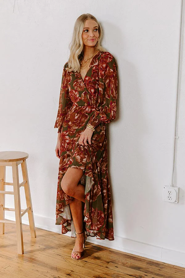 Napa Valley Ready Floral Maxi Dress