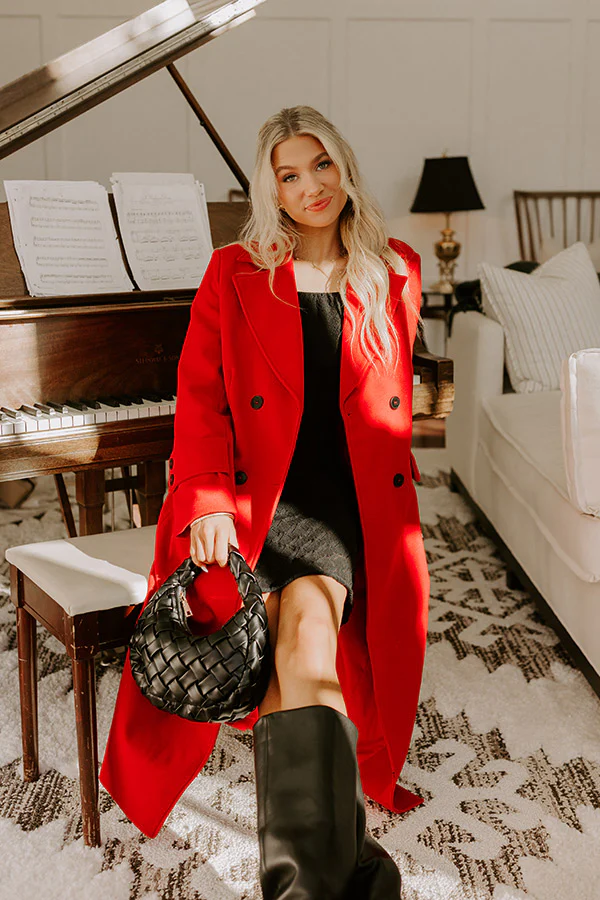 Feeling Flirty Pointelle Knit Mini Dress