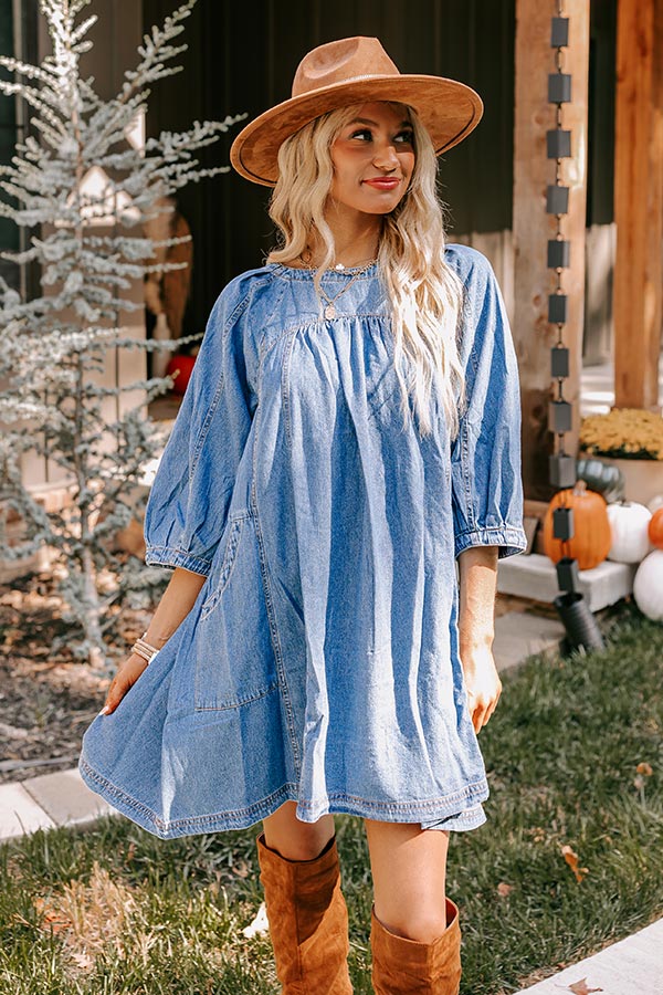 Countryside Cutie Denim Mini Dress