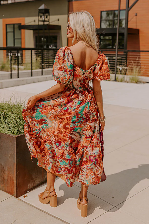 Feeling Posh Floral Midi