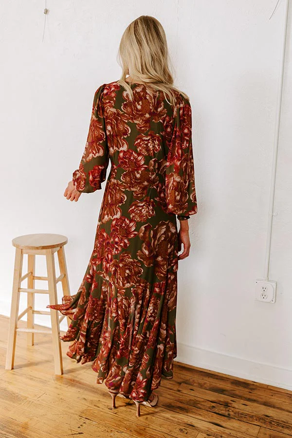 Napa Valley Ready Floral Maxi Dress