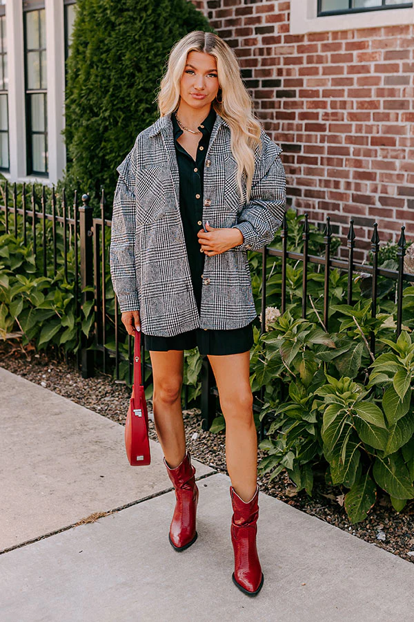 Cafe Cutie Button Down Mini Dress