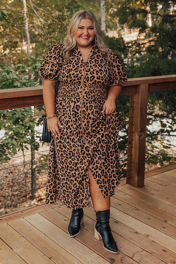 Concrete Jungle Leopard Midi Curves