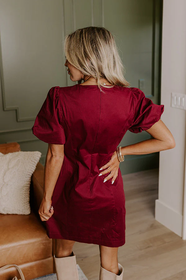 City Skyline Button Down Mini Dress