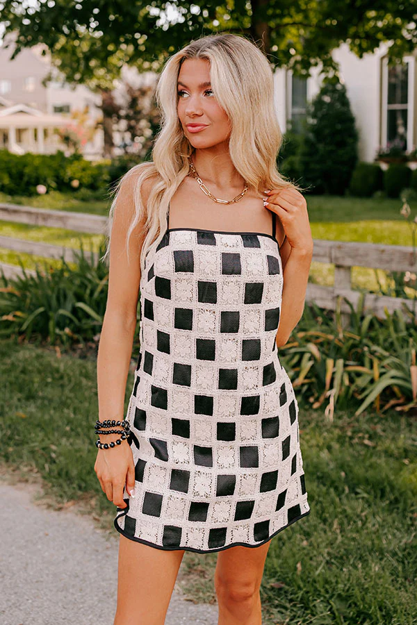 Boho Lifestyle Crochet Mini Dress