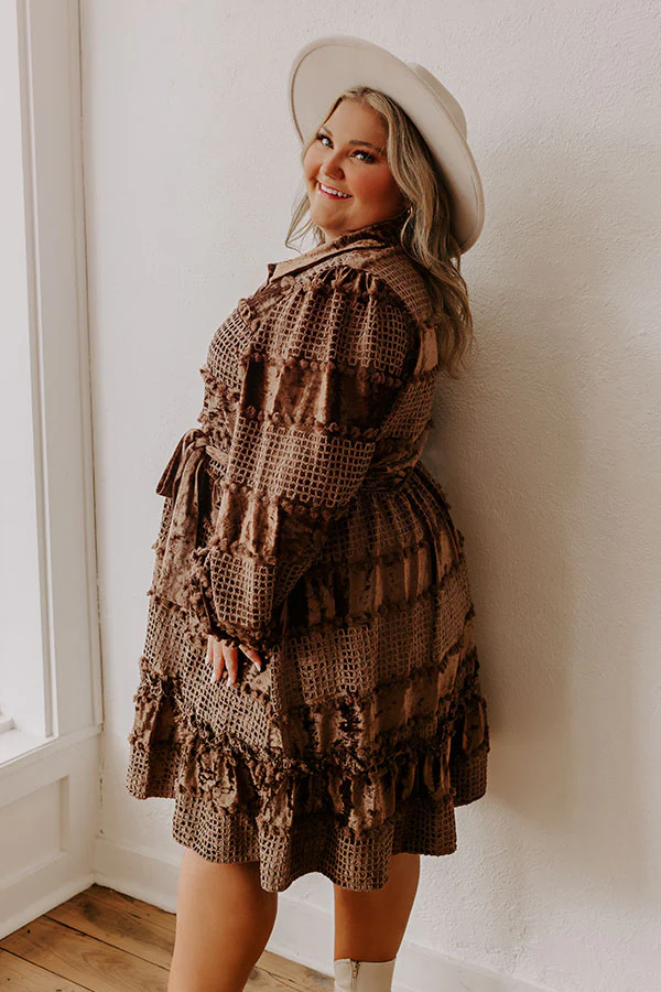 Twilight Magic Velvet Mini Dress Curves