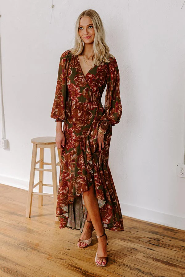 Napa Valley Ready Floral Maxi Dress