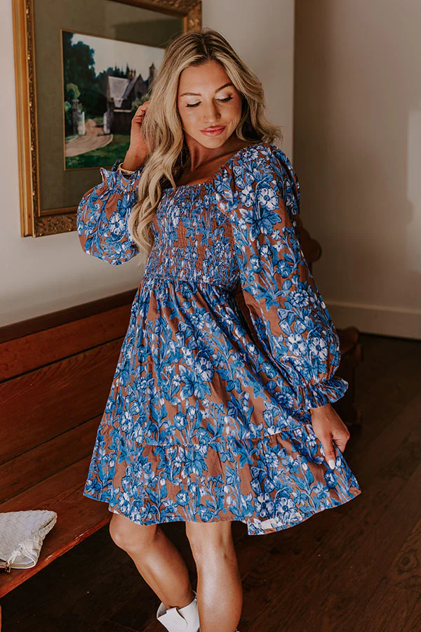 Small Town Charm Floral Mini Dress