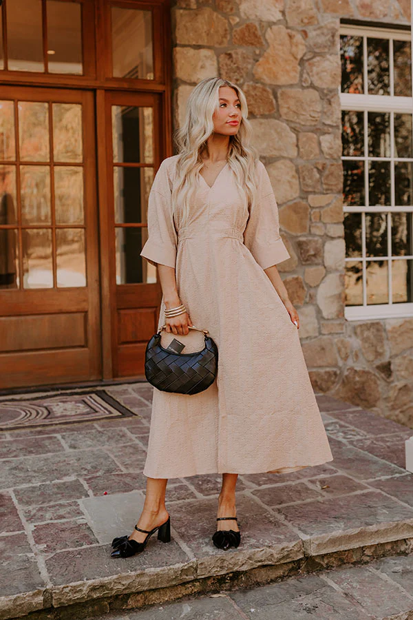 Fate Would Have It Midi in Iced Latte