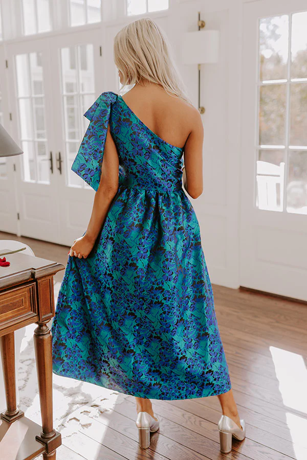 For The Love Of Floral Satin Midi