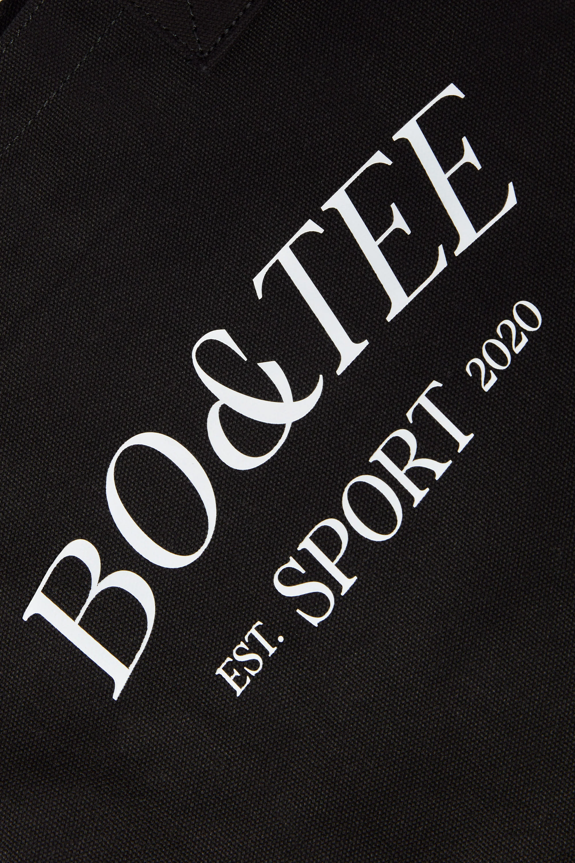 Sport - Small Canvas Tote Bag in Black