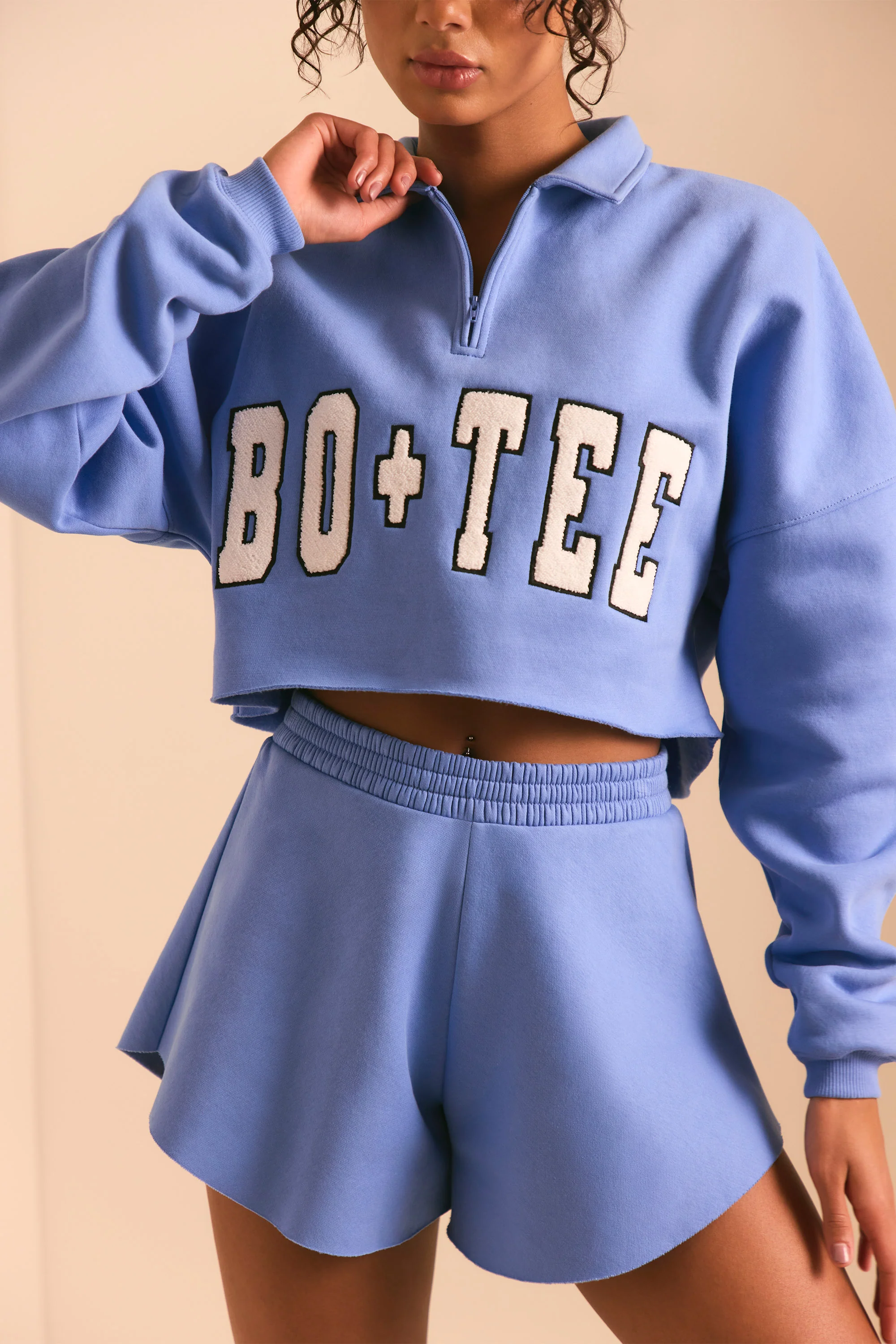 Relax - Sweat Shorts in Cerulean Blue