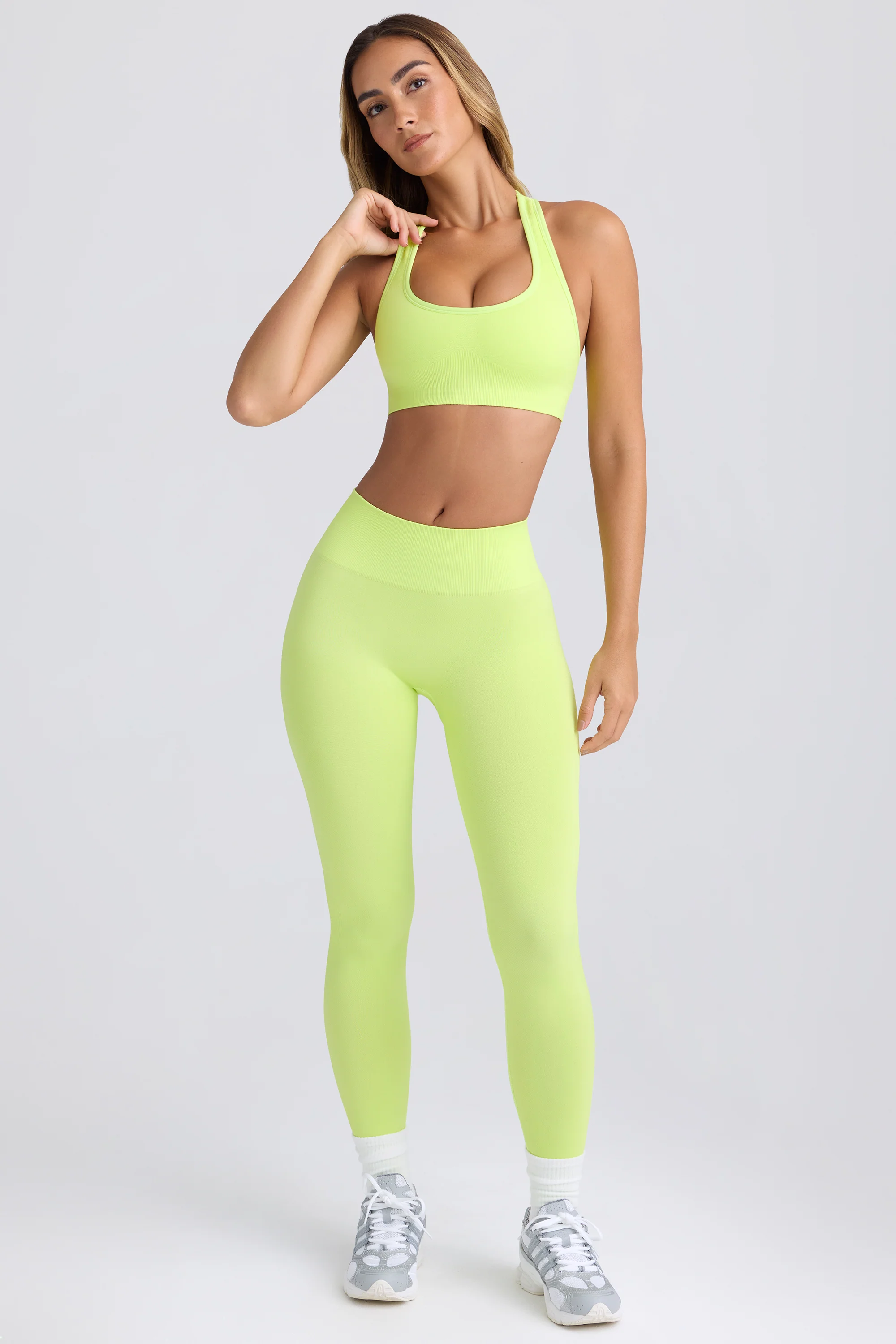 Petite Super Sculpt Seamless Leggings in Key Lime