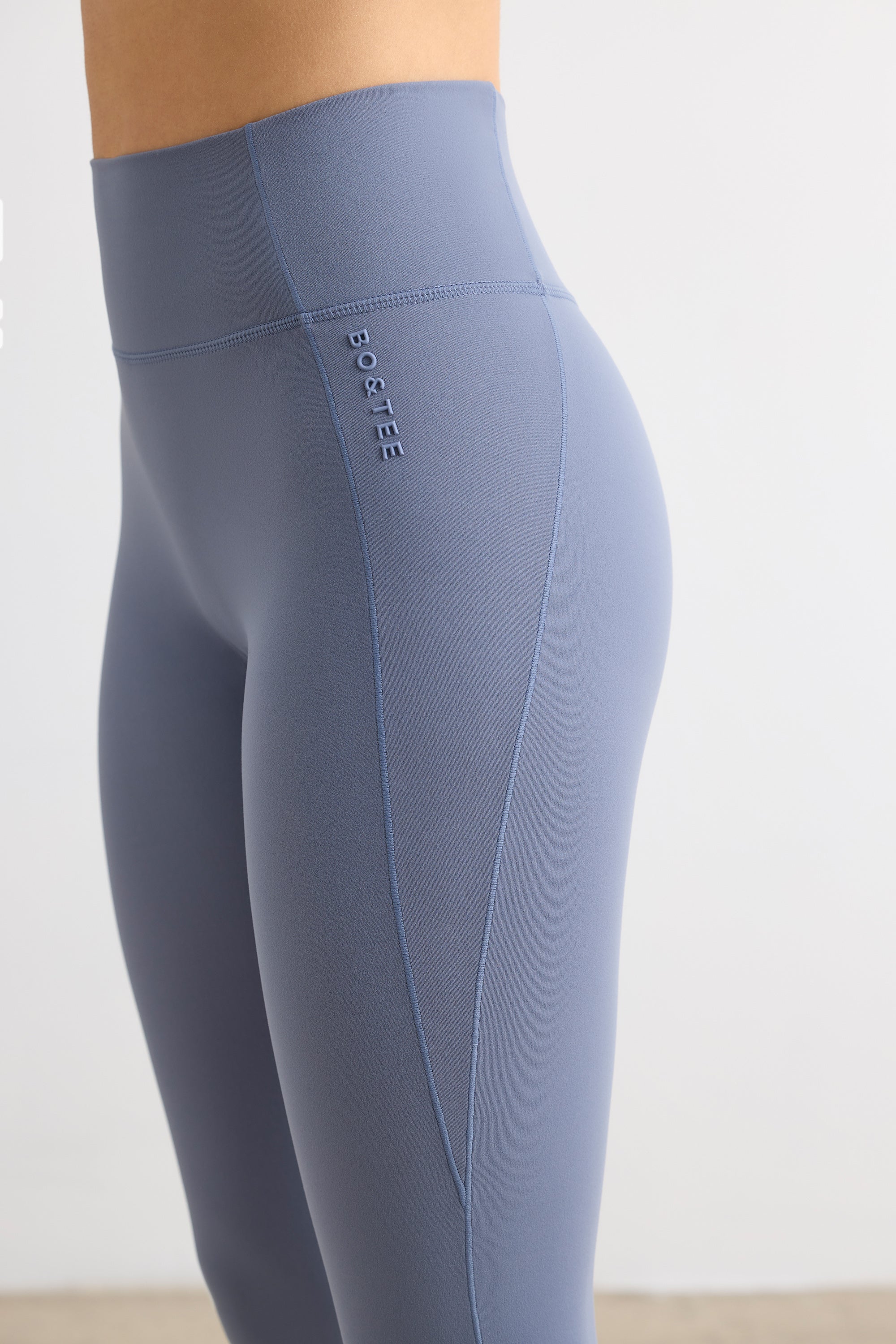Refine - Soft Active High Waist Leggings in Slate Grey