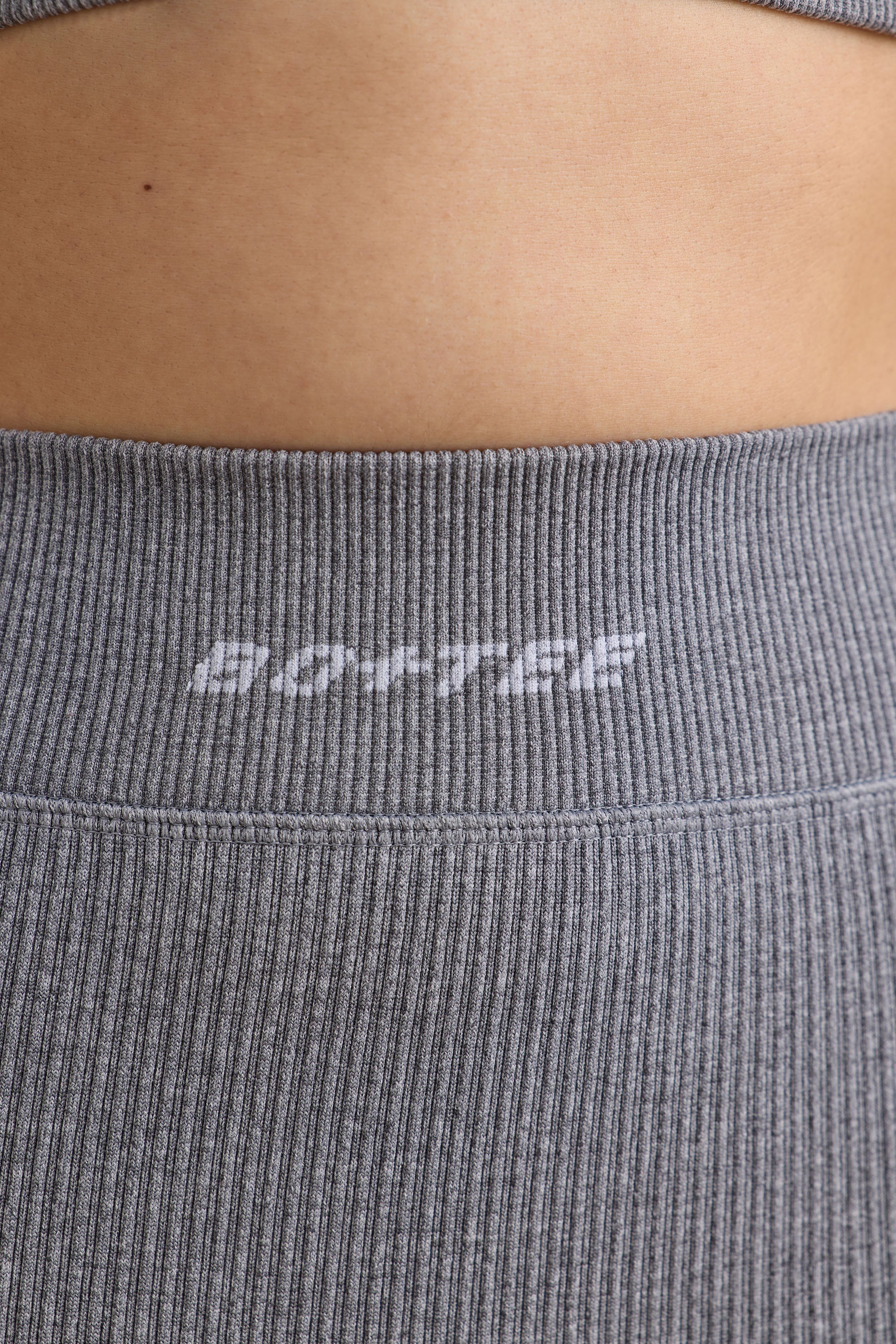 Precision - FlexiRib Mini Shorts in Grey Melange