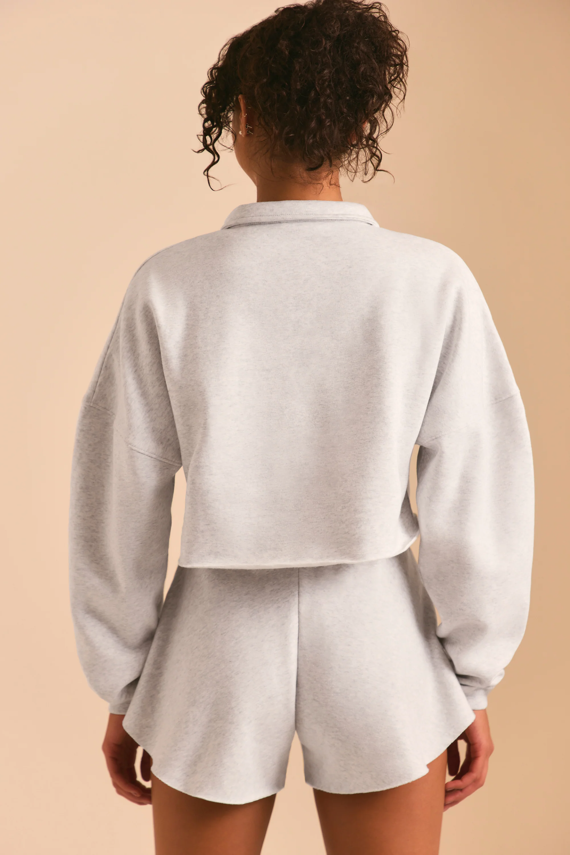 Restore - Half Zip Sweater in Heather Grey