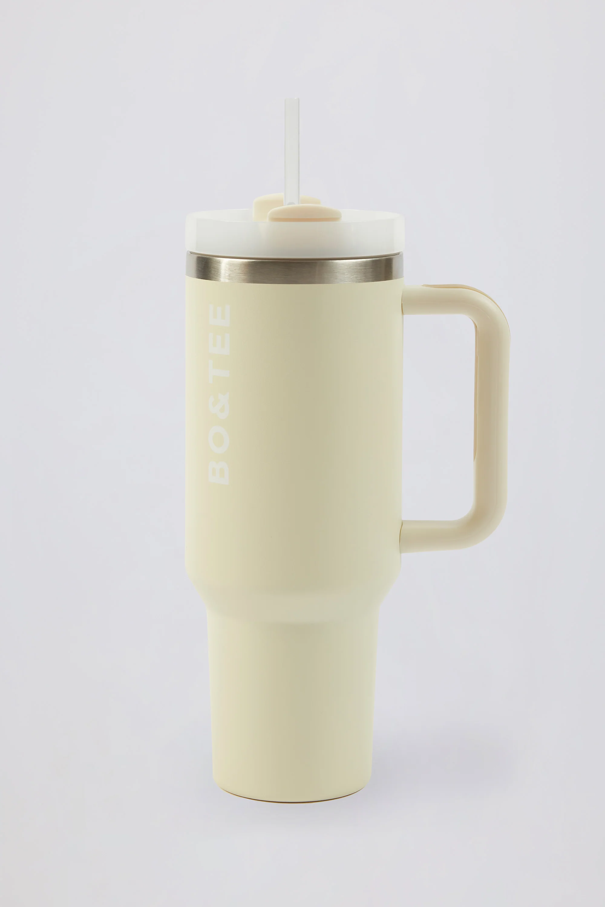 Stainless Steel Water Bottle in Cream
