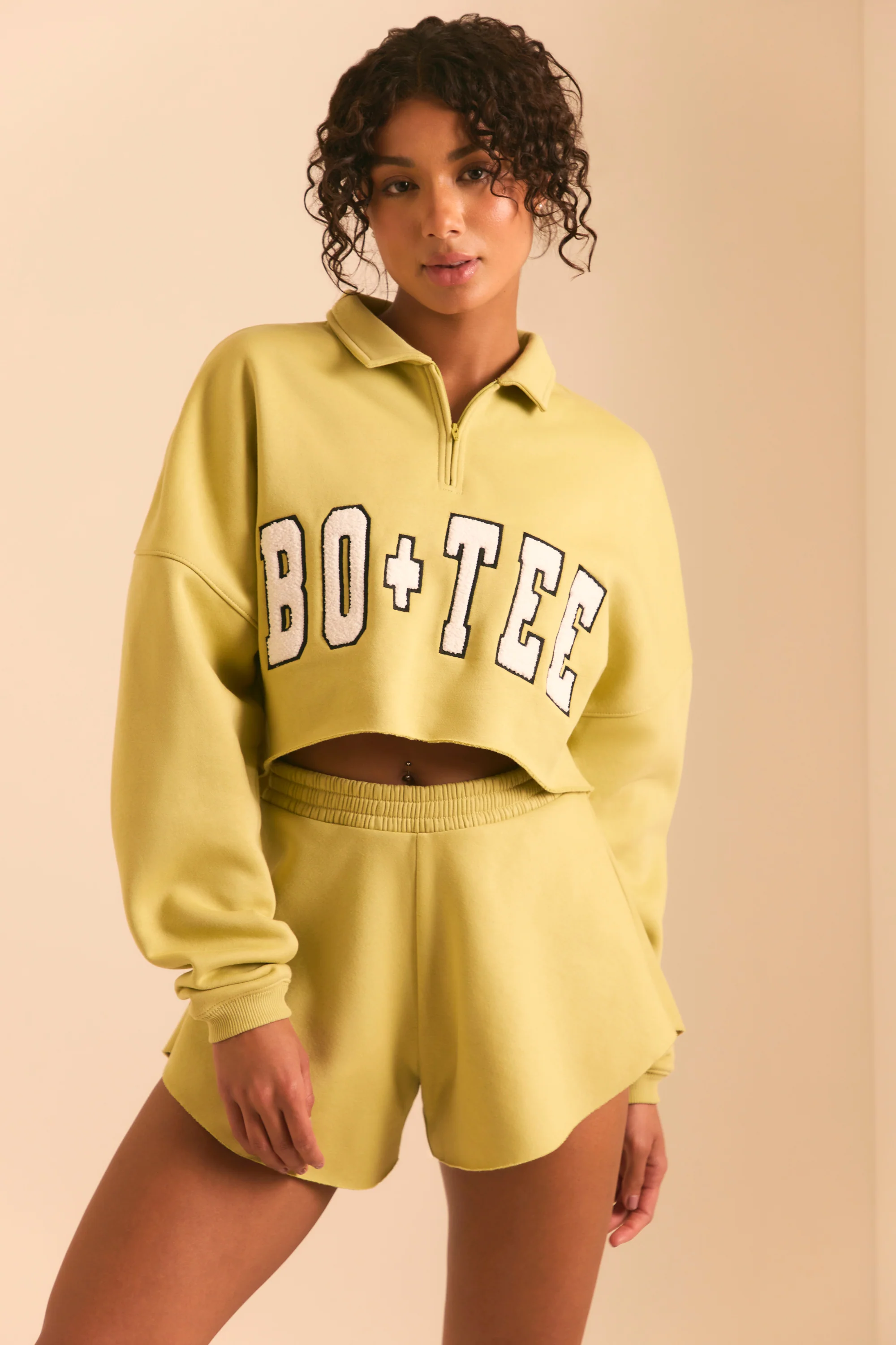 Relax - Sweat Shorts in Matcha Green