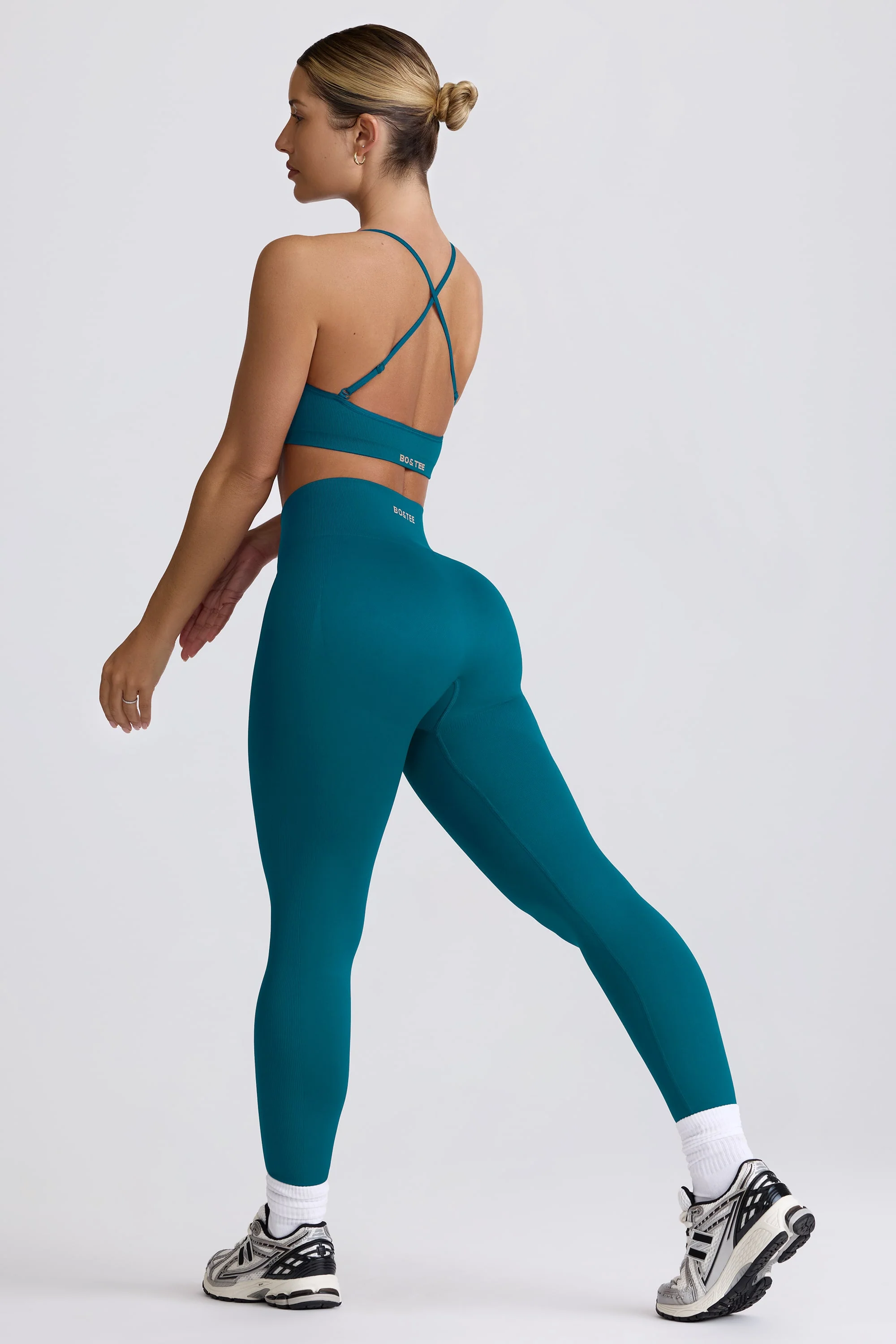Petite Super Sculpt Seamless High-Waist Leggings in Teal