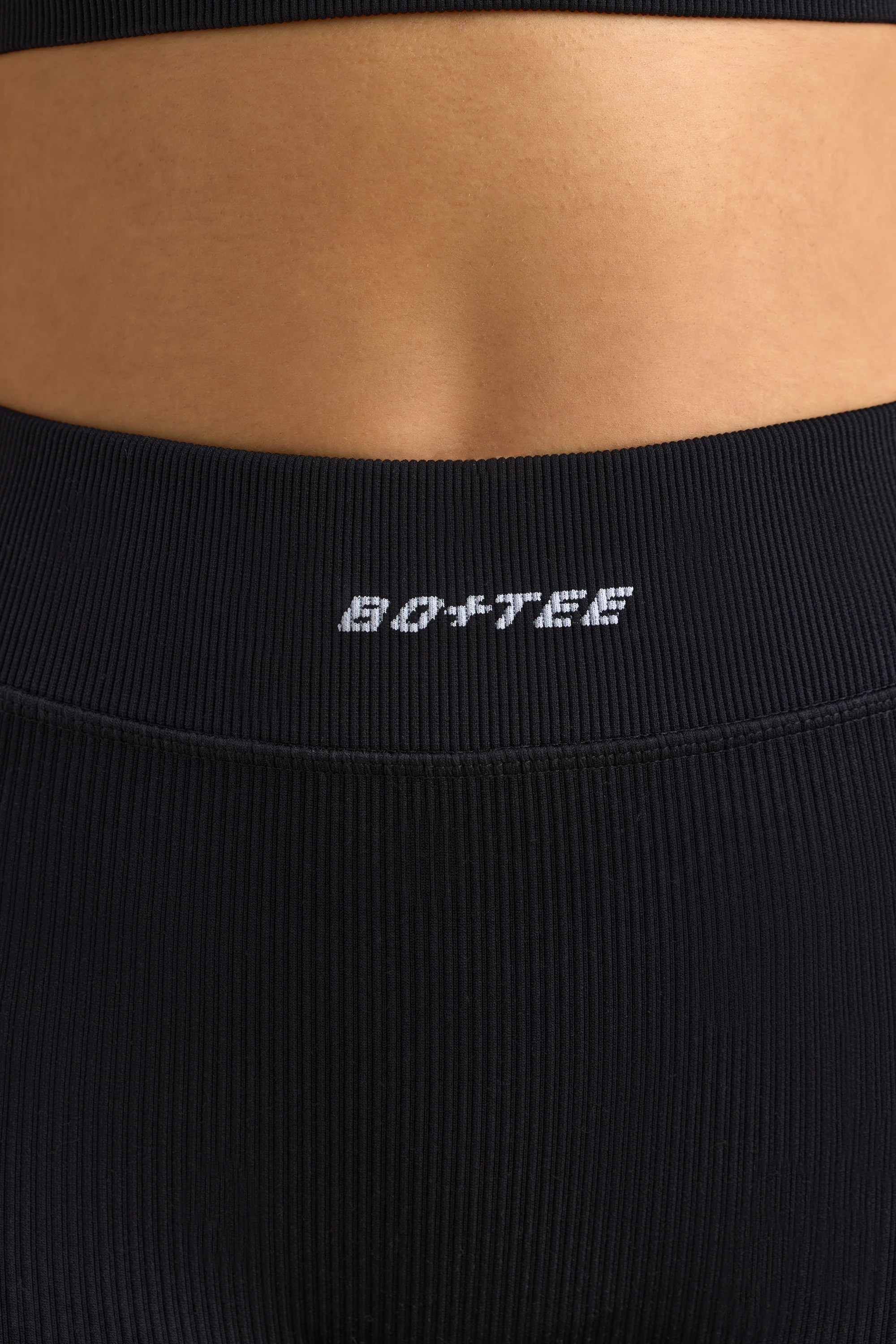 Petite FlexiRib High-Waist Leggings in Black