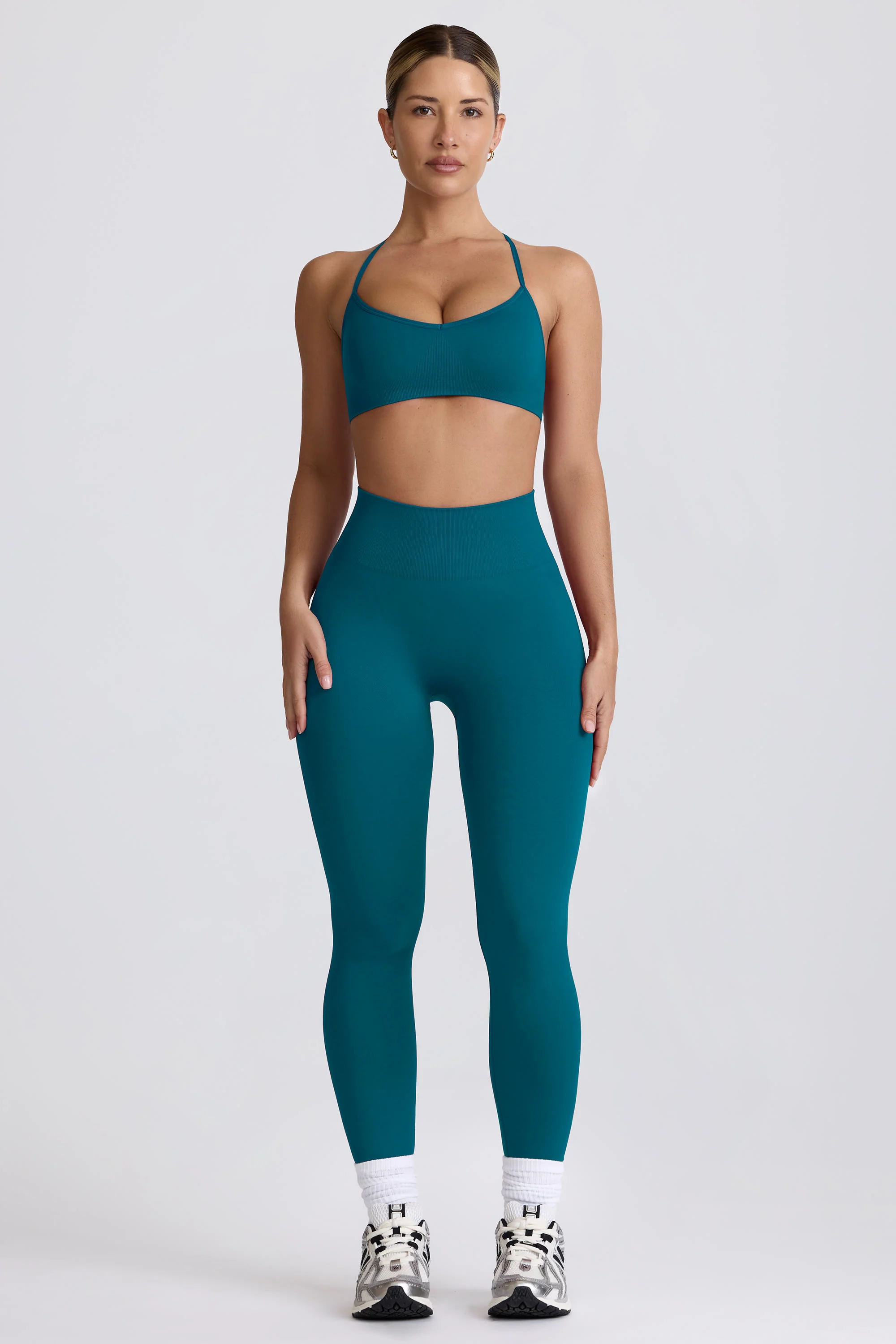 Petite Super Sculpt Seamless High-Waist Leggings in Teal