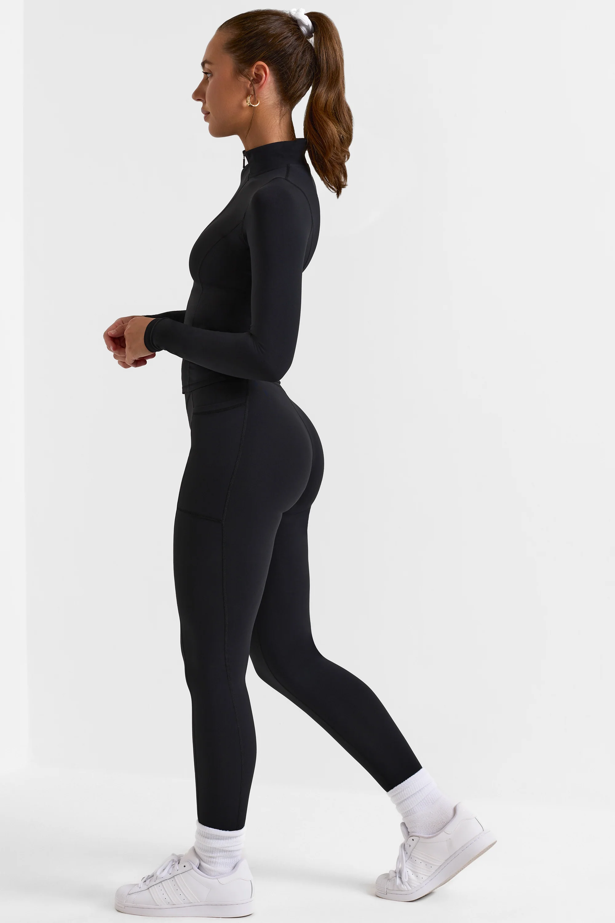 Rally - Zip Up Jacket in Black