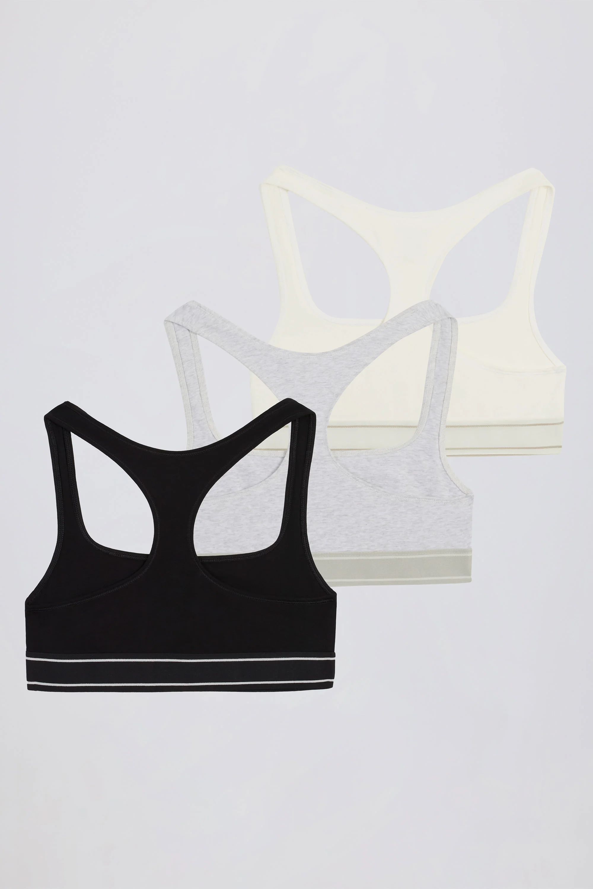 Scoop-Neck Bralette Bundle in Multi