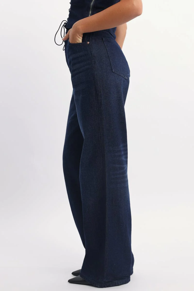 Denim Baggy Jeans Low rise