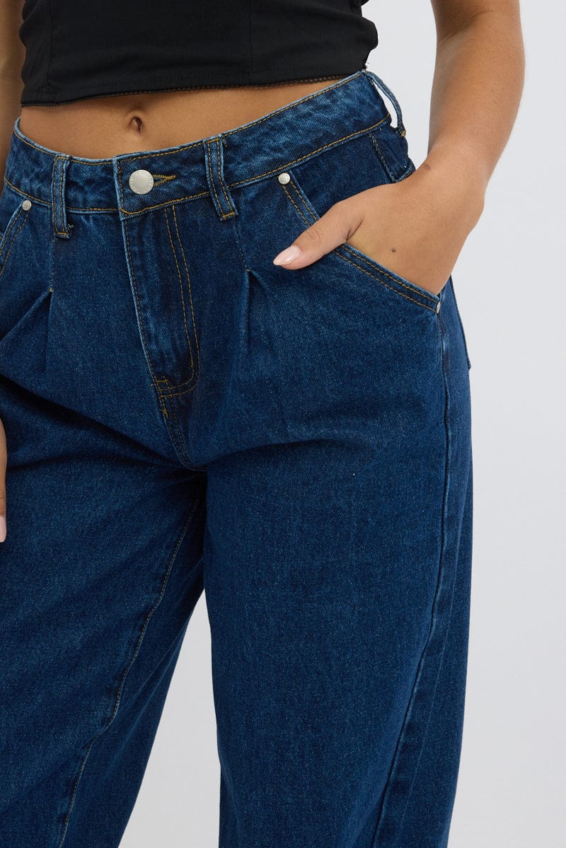 Denim Barrel Jeans