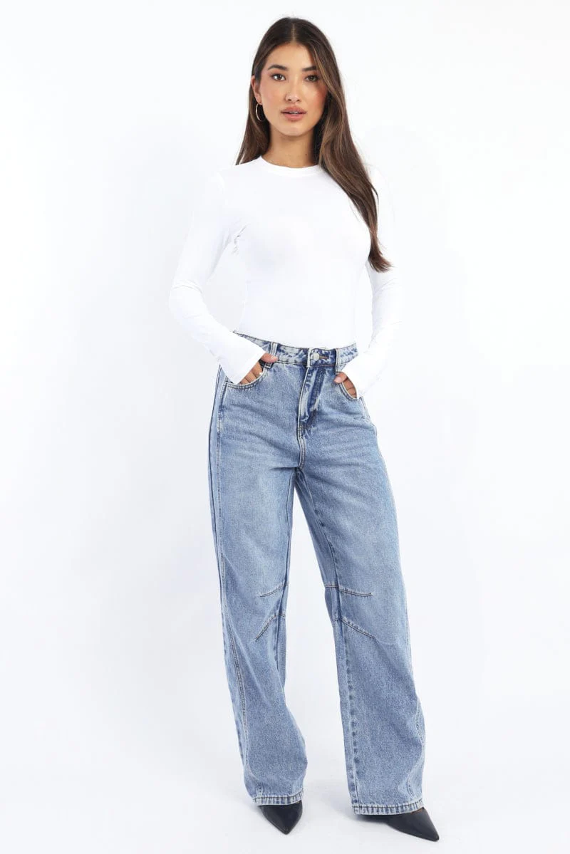 White Supersoft Top Long Sleeve