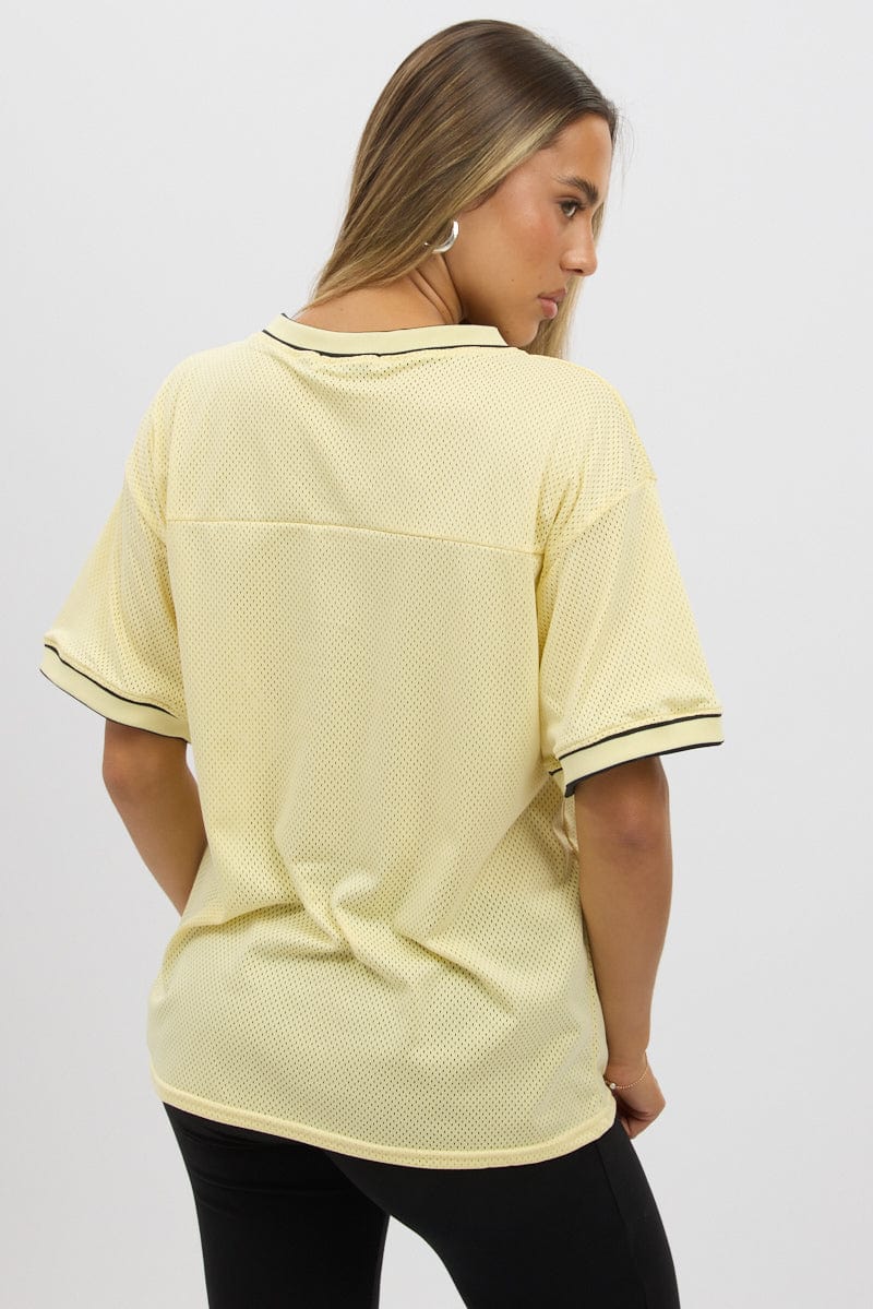 Yellow Sport Tee Short Sleeve