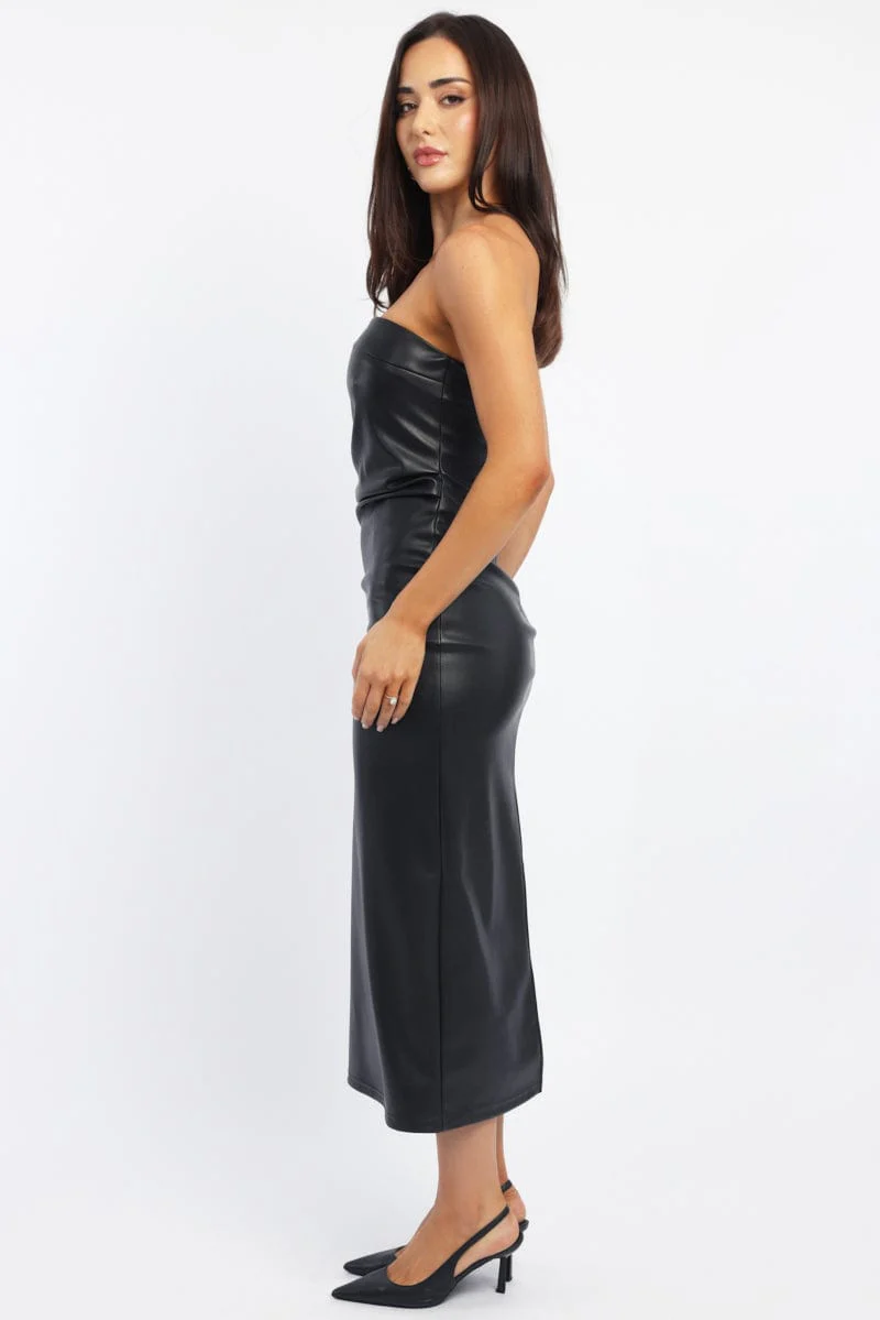 Black Bodycon Dress Midi